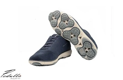 GEOX UOMO NEBULA B-COTTON + SUEDE BLU U52D7B0ZB22C4002