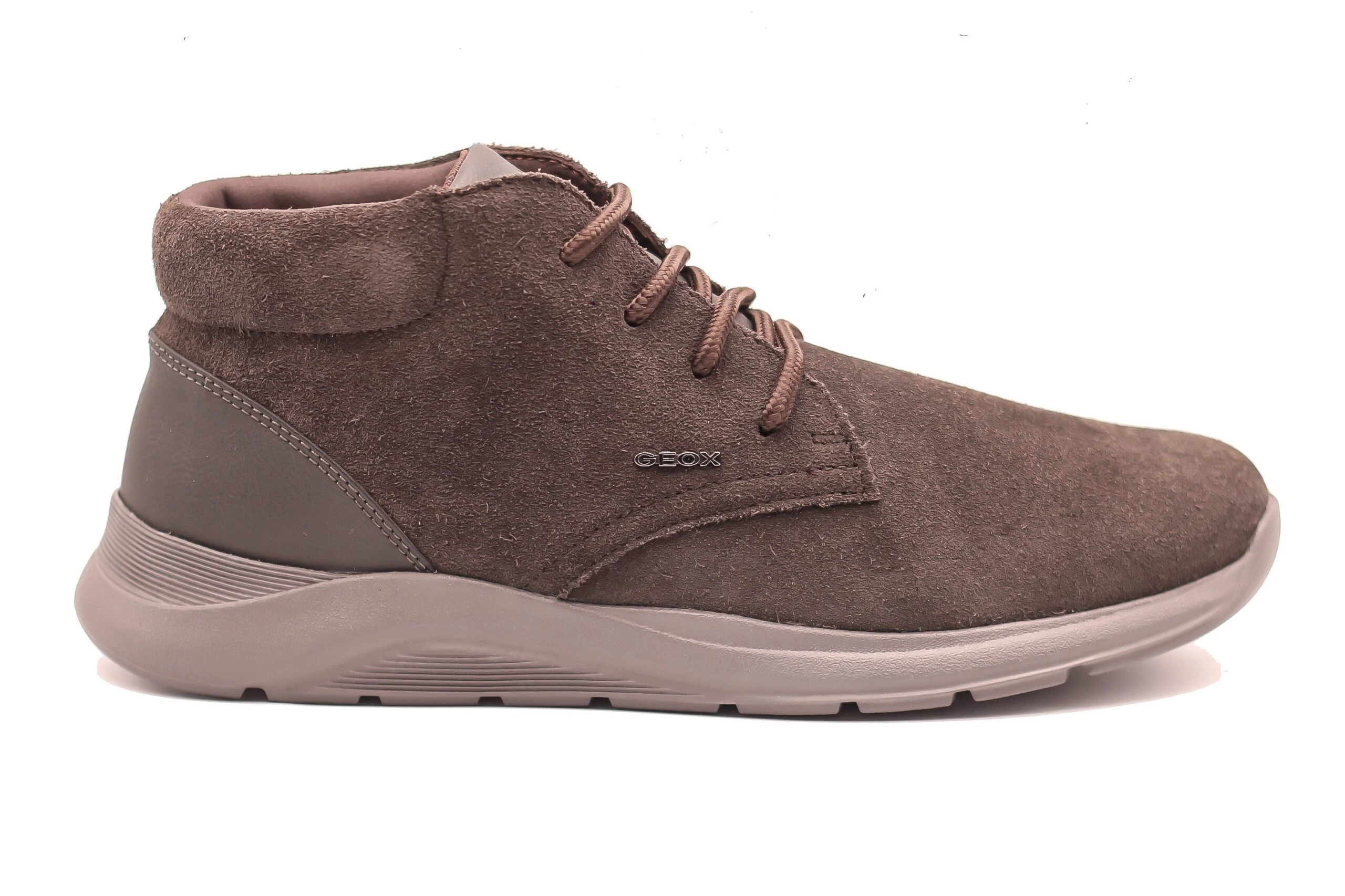 POLACCHINO UOMO GEOX TRASPIRANTE IN CAMOSCIO NAVY ART. U04ANB022MEC4002 MARRONE ART. U04ANB022MECL69A