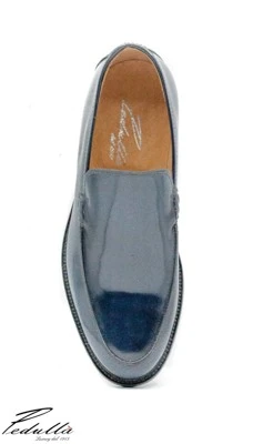 MOCASSINO UOMO SPAZZOLATO NERO - BLU - BORDEAUX , SUOLA IN DOPPIO CUOIO (SAPIO) ART. 311