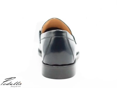 MOCASSINO MOD.GUCCI UOMO IN PELLE DI VITELLO, SPAZZOLATO BLU, SUOLA IN CUOIO 317