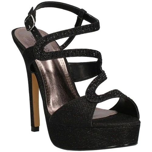 SANDALO DONNA ARMANDO OLIVIERI TESSUTO GLITTER ROSA&NUDE - PLATINO - BLU - ARGENTO ART. 36423 TACCO 13