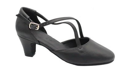 SCARPA DONNA DA BALLO MOD CUCCARINI BY PEDULLA' ART. BROADWAY MOD. CUCCARINI NERO TACCO 5 CM