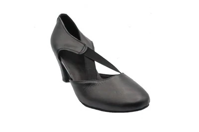 SCARPA DONNA DA BALLO ELASTICO PEDULLA' ART. T-BAR MOD. CUCCARINI NERO TACCO 5 CM