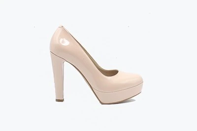 SCARPA DONNA PEDULLA' DÉCOLLETÉ 715 VERNICE CIPRIA TACCO 12 cm PLATEAU 3 cm
