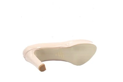 SCARPA DONNA PEDULLA' DÉCOLLETÉ 448 VERNICE CIPRIA TACCO 8 cm PLATEAU 2 cm