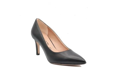 SCARPA DONNA DÉCOLLETÉ PREGUNTA 4201 PELLE NERO TACCO 7 cm