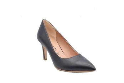 SCARPA DONNA DÉCOLLETÉ PREGUNTA 4201 PELLE BLU TACCO 7 cm