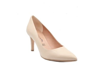 SCARPA DONNA CONFORT DÉCOLLETÉ PREGUNTA ART.4201 PELLE NUDE TACCO 7 cm
