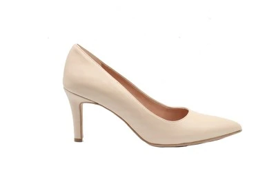 SCARPA DONNA CONFORT DÉCOLLETÉ PREGUNTA ART.4201 PELLE NUDE TACCO 7 cm