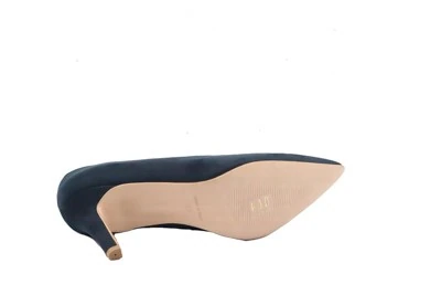 SCARPA DONNA DÉCOLLETÉ PREGUNTA 4201 CAMOSCIO BLU TACCO 7 cm