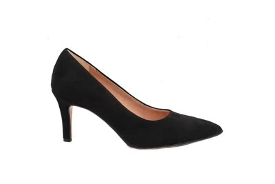 SCARPA DONNA DÉCOLLETÉ PREGUNTA 4201 CAMOSCIO NERO TACCO 7 cm