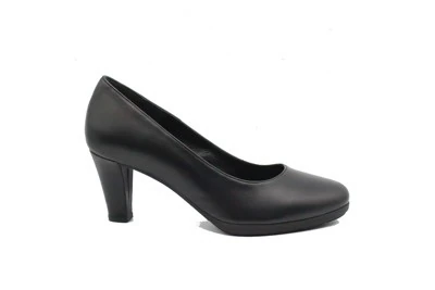 SCARPA DONNA PEDULLA' DÉCOLLETÉ 098 TPU VITELLO NERO, CUSCINETTO COMFORT, TACCO 6 cm PLATEAU FLEX 1 cm