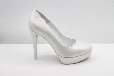 SCARPA SPOSA DÉCOLLETÉ PEDULLA' IN PELLE PERLA ART. 715 TACCO 11 CM PLATEAU 2 CM