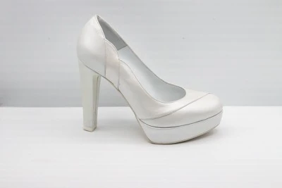 SCARPA SPOSA DÉCOLLETÉ PEDULLA' IN PELLE PERLA ART. 1529/C TACCO 11 CM PLATEAU 2,5 CM