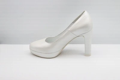 SCARPA SPOSA DÉCOLLETÉ PEDULLA' IN PELLE PERLA ART. 448 TACCO 9 CM PLA TEAU 2 CM
