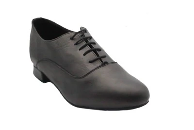 SCARPA DA BALLO UOMO PEDULLA' ART. OXFORD PELLE NERA TACCO 2 CM